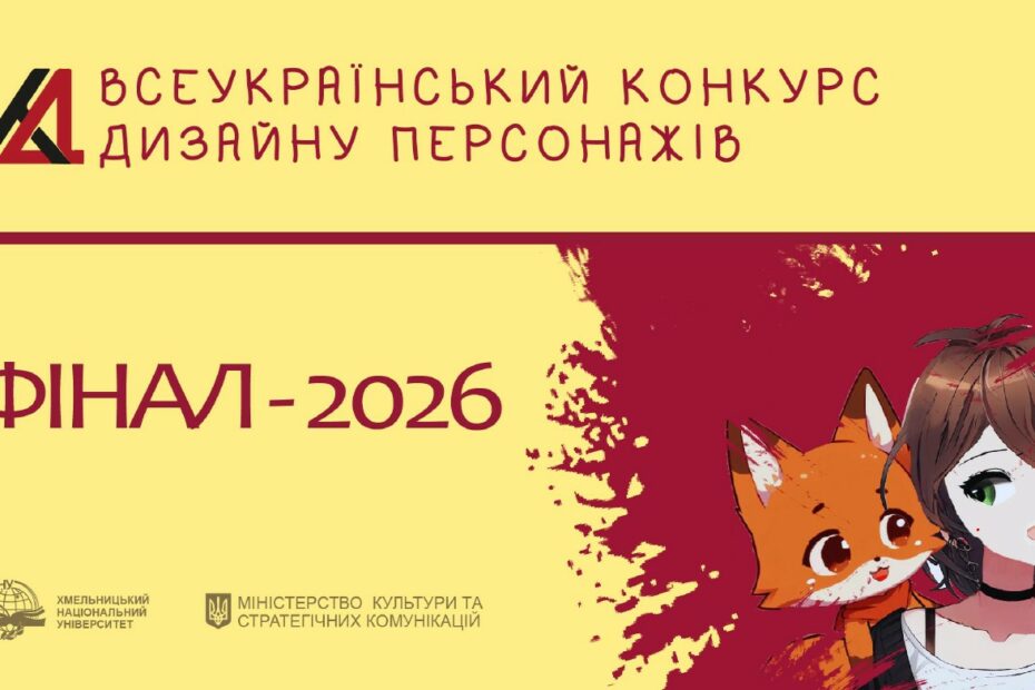 Підсумки Всеукраїнського конкурсу дизайну персонажів – 2026